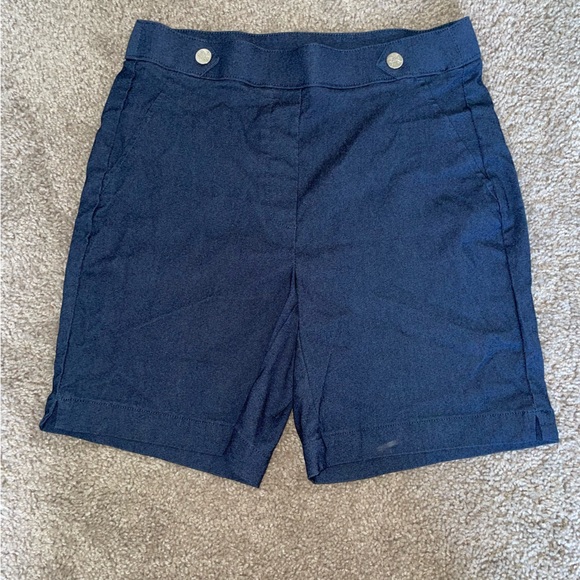 Rafaella Shorts Navy Blue 6 - Picture 3 of 8